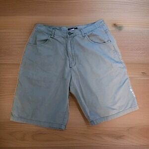 Sean John Men's Gray Shorts Size 34 Cotton Casual Flat Front Summer